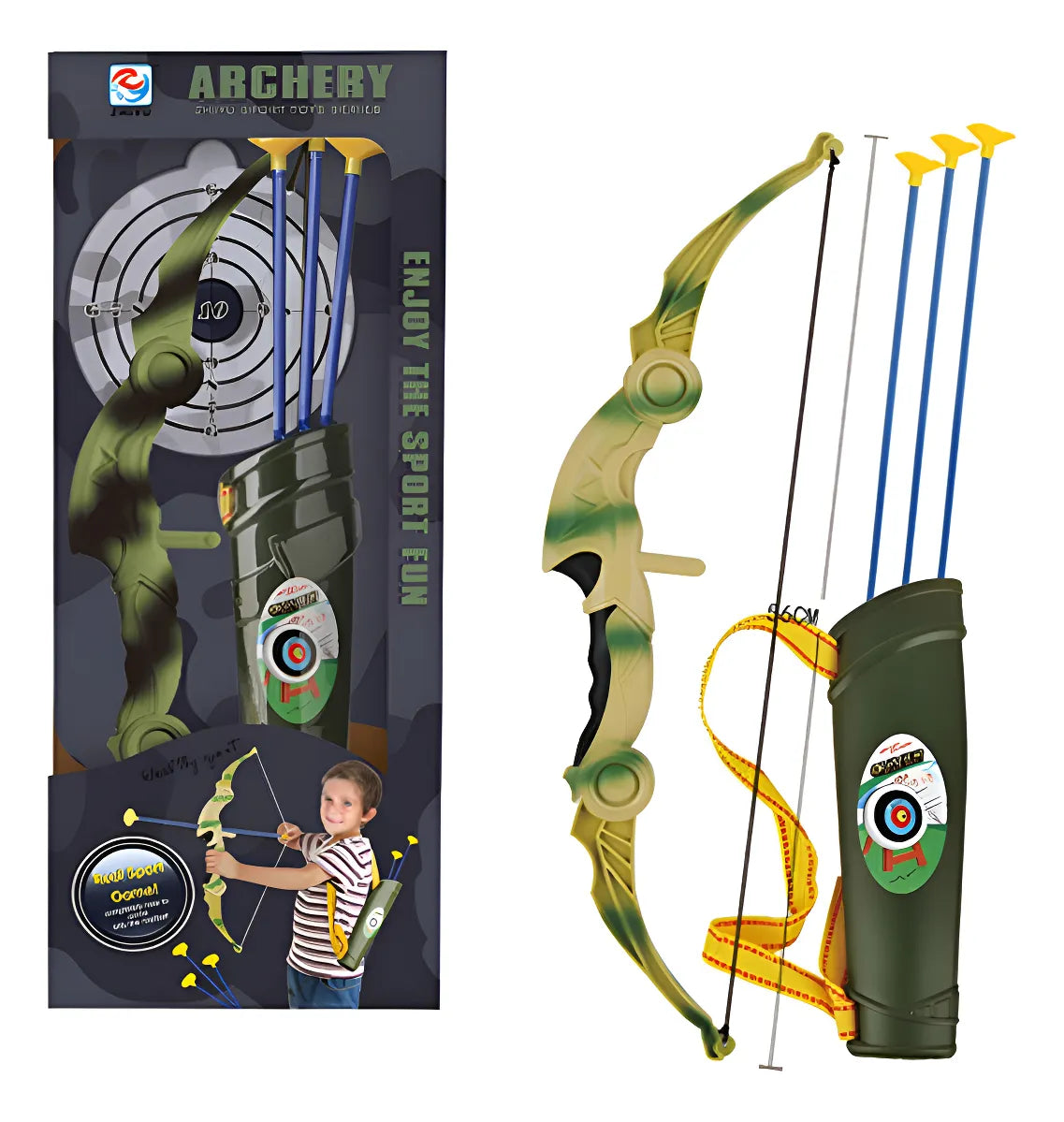 Set De Arco Y Flecha 2170179 Verde Musgo