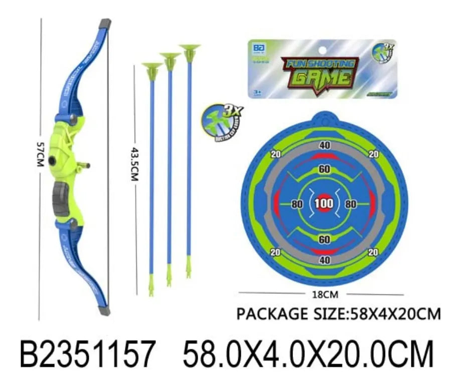 Juego De Arco Y Flechas 2351157 Shine Azul