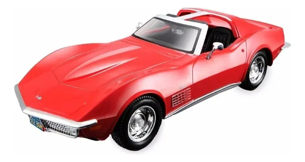 Maisto 1:24 Corvette 1970 Rojo 31202