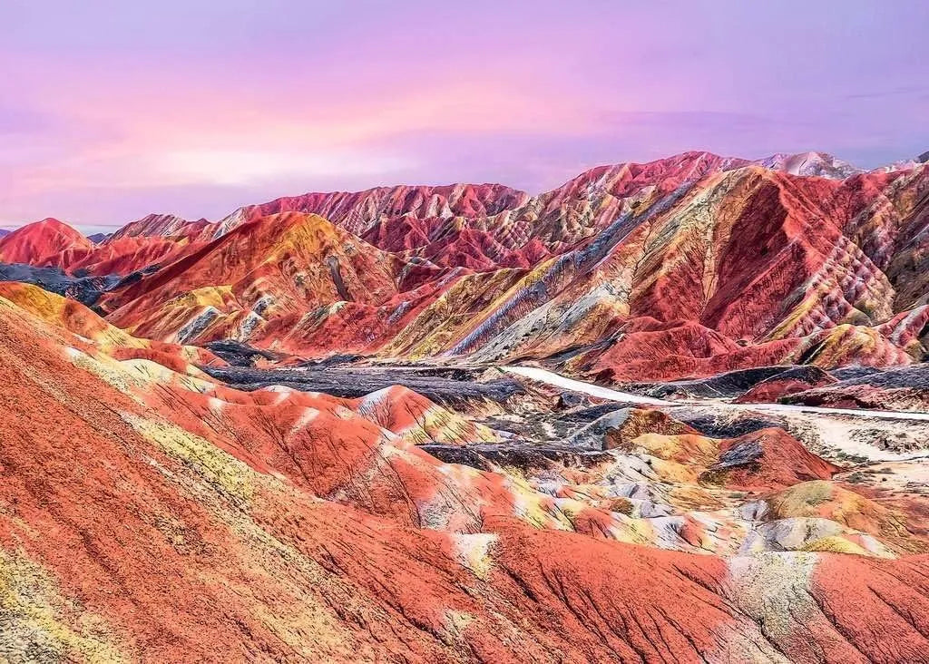 Ravensburger Puzzle 1000 Rainbow Mountains, China 12000252