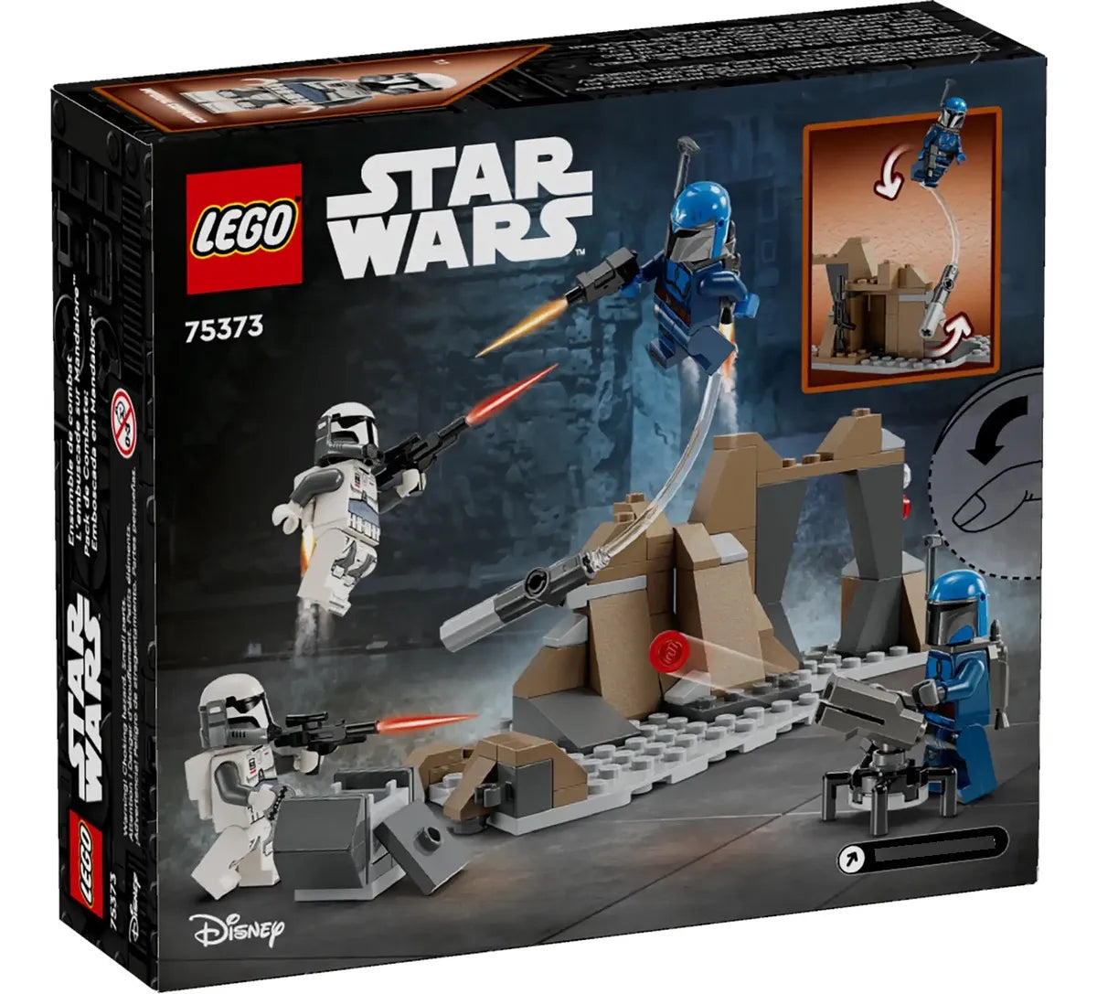 Lego Star Wars Tm Emboscada En Mandalore 75373 109 Guerrero Mandaloriano