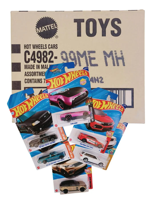 Pack Nuevos Hot Wheels 2025 Vehículos Básicos Surtidos X 72