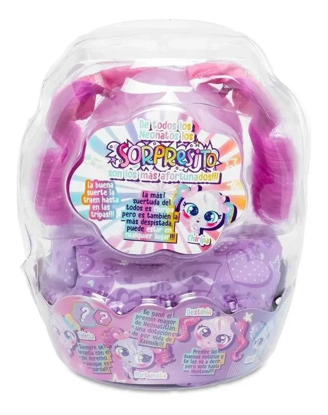 Muñeco Sorpresito Fortunata Lila Distroller 993007