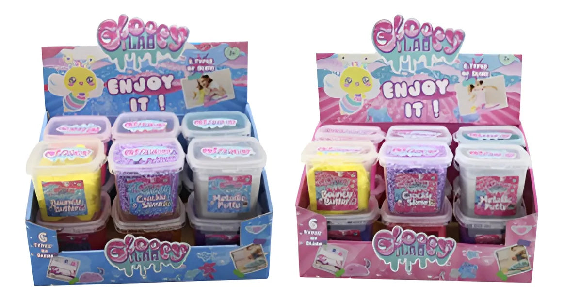 Slime Pote Individual Gloopy Lab Enjoy It Sl6101 Shine