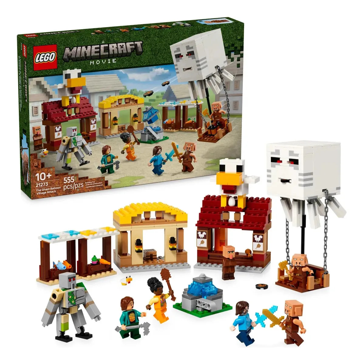Lego Minecraft El Globo De Ghast 21273 555