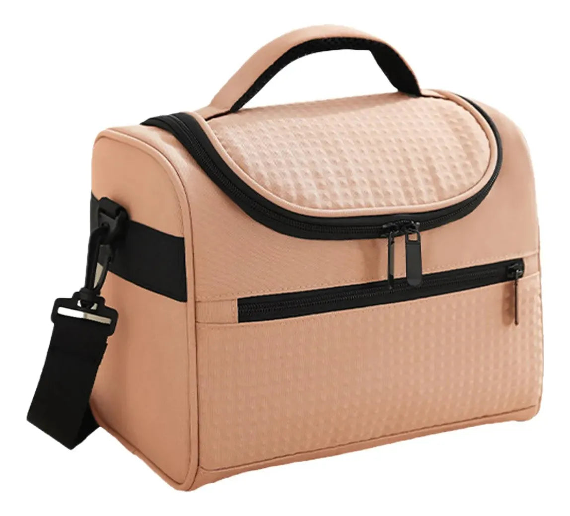 Bolso Lunchera Rosa Kl1186 Shine Rosa