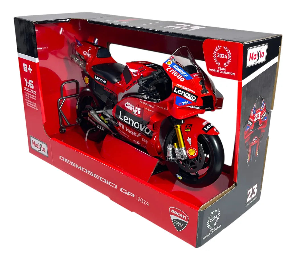 Maisto 1:6 Moto Ducati Lenovo Gp 2024 #1 Bagnaia 32245 Varios