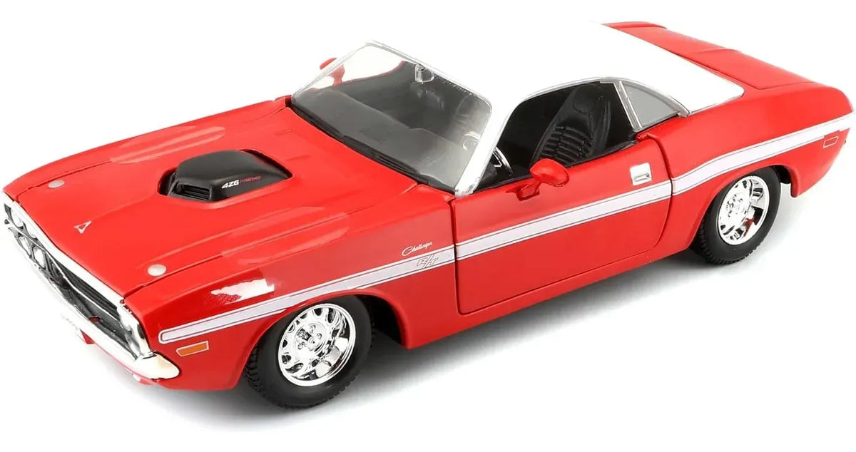Maisto 1:24 Dodge Challenger R/t Coupe 1970 Rojo 31263
