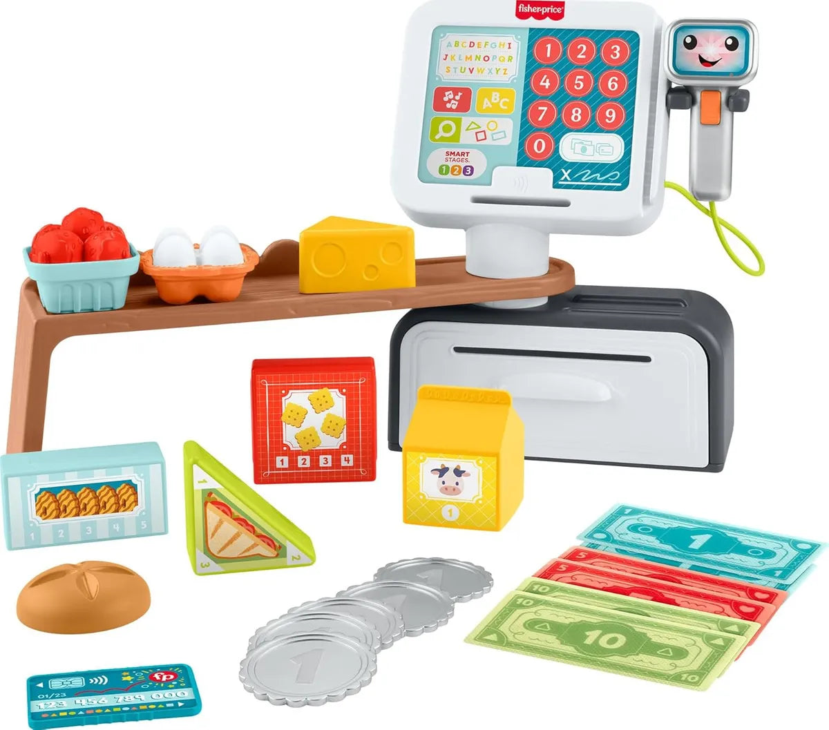 Fisher Price Ríe Y Aprende Registradora Electrónica Jgx01 Mattel
