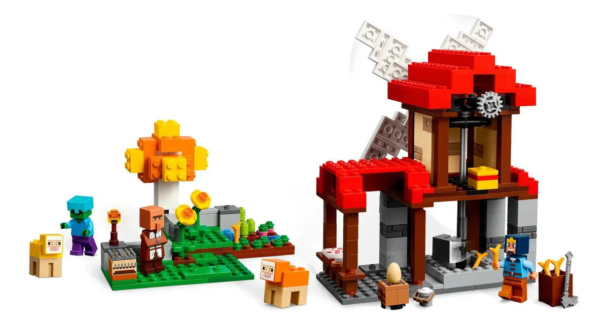 Lego Minecraft La Granja Del Molino 21262 462 Zombi