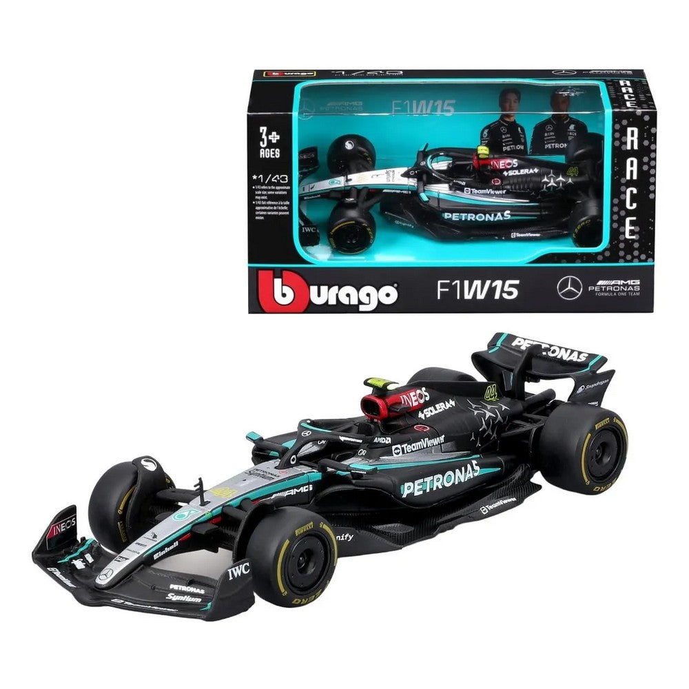 Bburago 1:43 Mercedes-amg Petronas F1 Team Hamilton 18-38208
