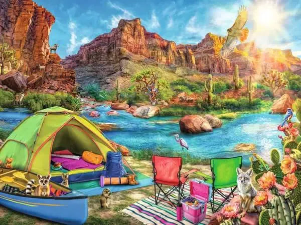 Ravensburger Puzzle 1500 Pzs Canyon Camping 12001007