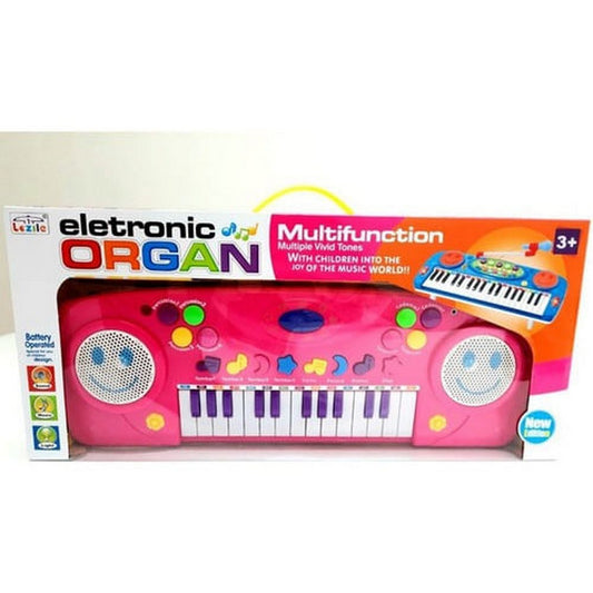 Órgano Electrónico Con Micrófono 25 Teclas 809700 Color Rosa