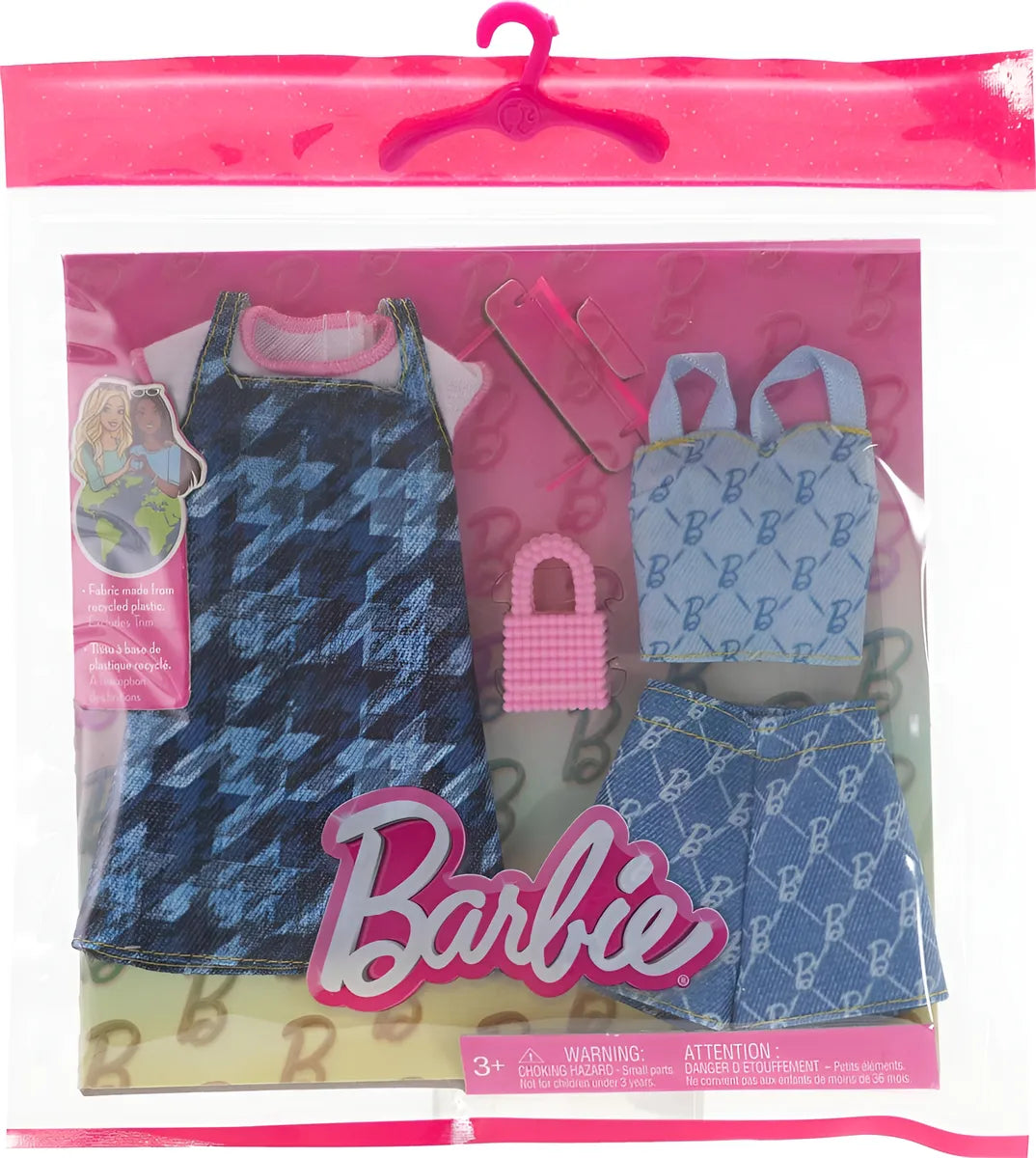 Barbie Ropa Accesorios Para Muñeca 2 Looks Gwf04