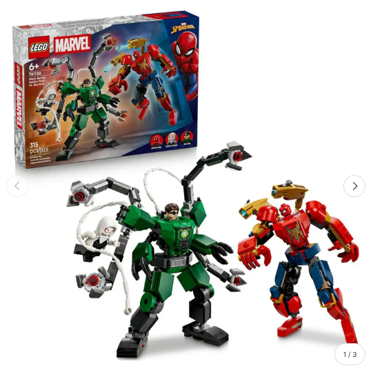 Lego Marvel: Batalla de Armaduras Robóticas Spider-Man vs Doc Ock 76338