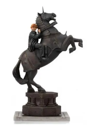Figura Hp - Ron En El Ajedrez Magico 1:10 Iron Studios At