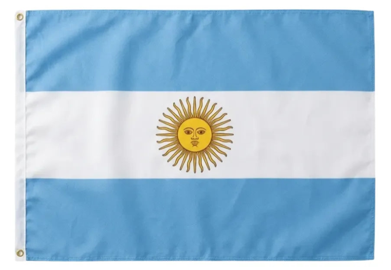 Bandera Selección Argentina 90x150cm Kl78