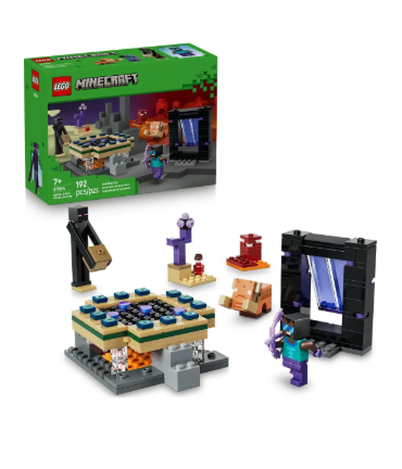 Lego Minecraft Viaje Por El Nether Y El Portal Al End 21584 192 Nether
