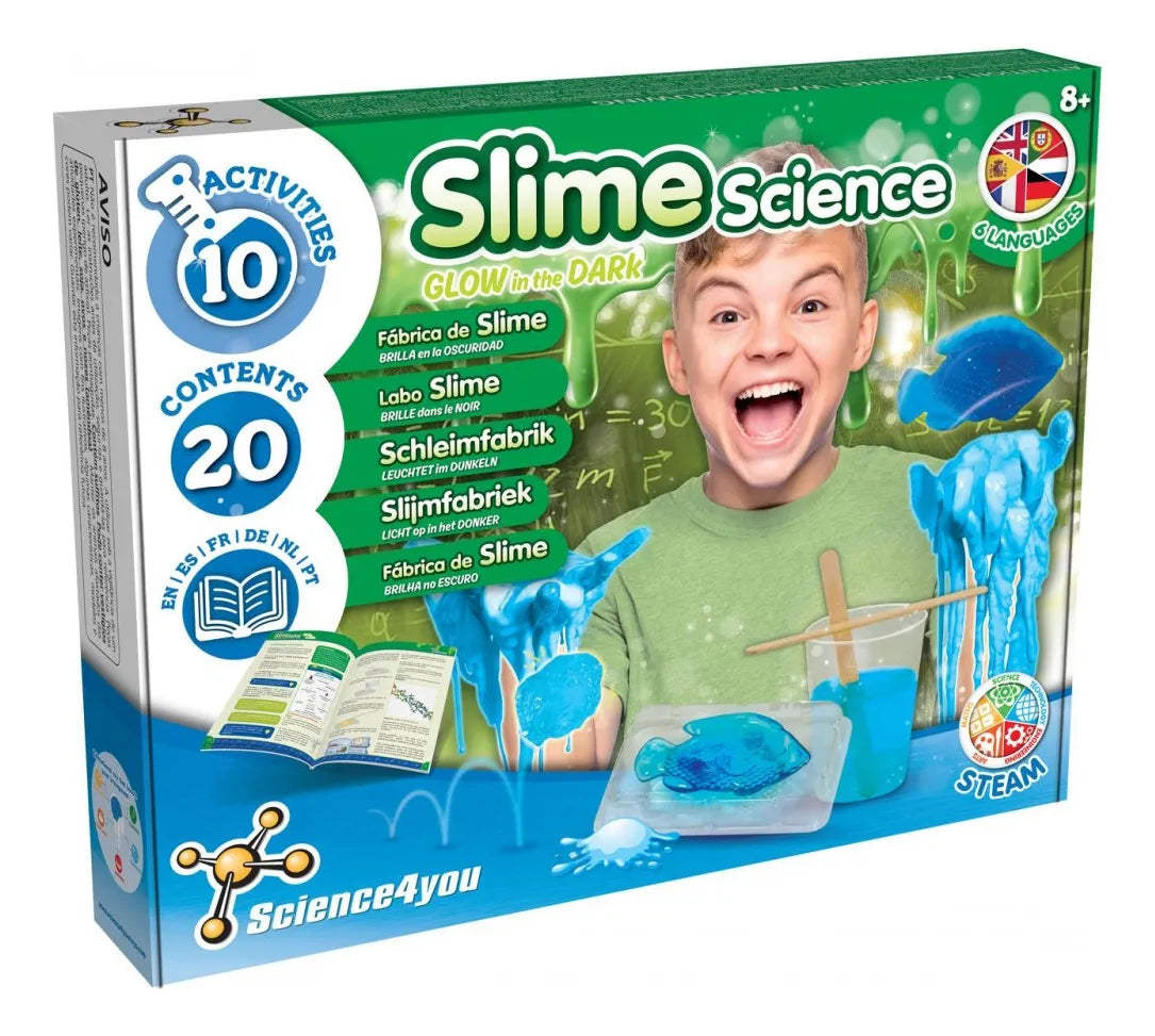 Science4you Fabrica De Slime Brilla En La Oscuridad 800042