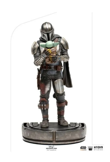 Figura Star Wars Mandalorian And Grogu 1:10 Iron Studios