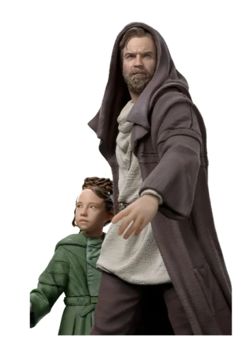 Figura 1/10 Obi-wan Leia Deluxe Star Wars 79522 Iron Studios