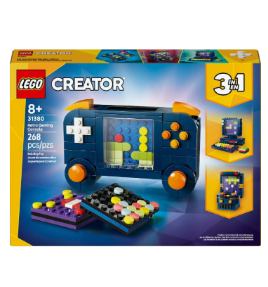 Lego Creator 3 En 1: Consola De Videojuegos Retro 31380 268 Videojuegos