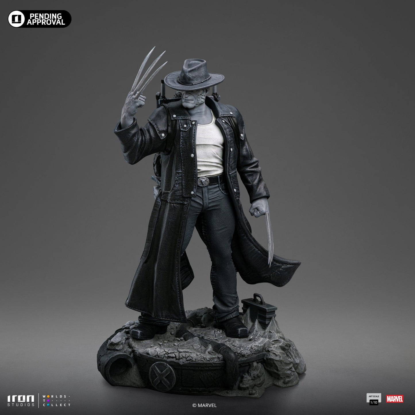 Iron Studios Old Man Logan (Black and White Version) Art Scale 1/10 (MARCAS109924-10)