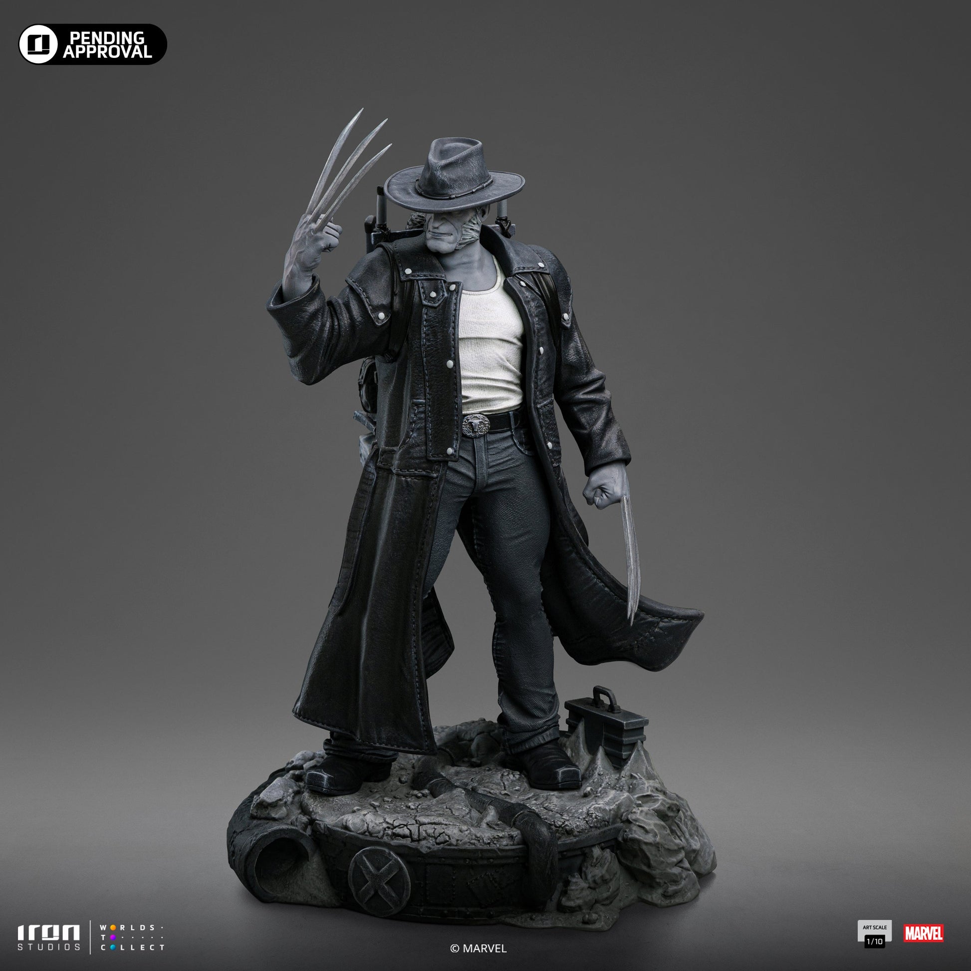 Iron Studios Old Man Logan (Black and White Version) Art Scale 1/10 (MARCAS109924-10)