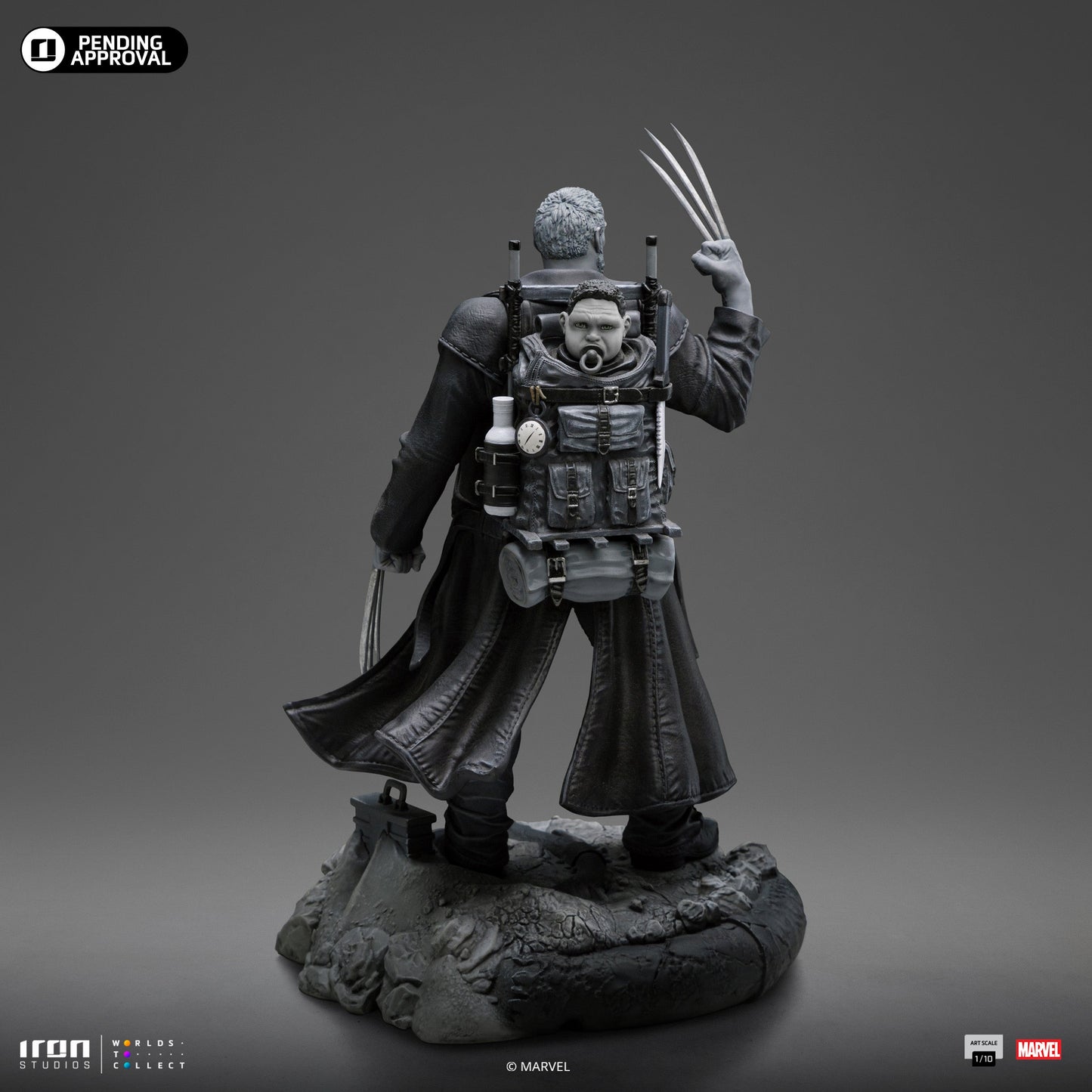 Iron Studios Old Man Logan (Black and White Version) Art Scale 1/10 (MARCAS109924-10)