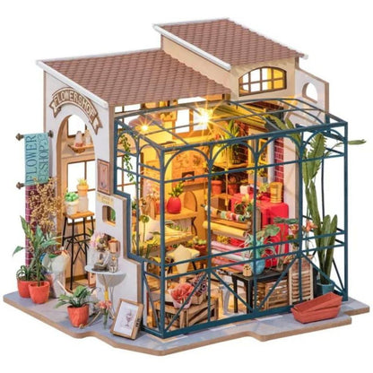 Robotime Puzzle 3d La Floristería De Emily Dg145 Rolife