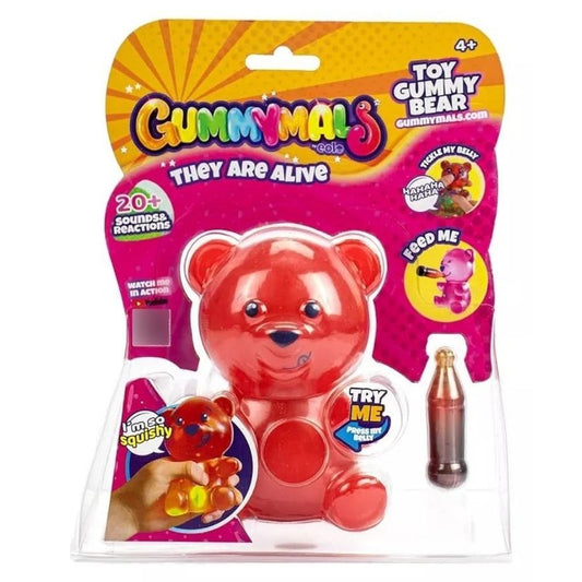 Muñeco Gummymals Oso Rojo Mascota Interactiva Gum001-r