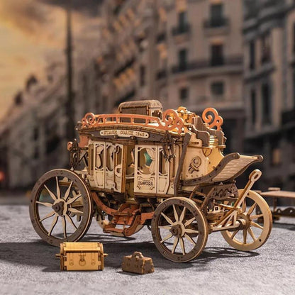Robotime Puzzle 3d Cajita Musical Carruaje Amka1 Rokr