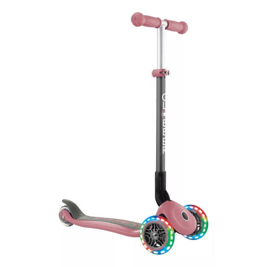 Globber Monopatin Primo Portátil C/luces Rosa 432-210-2