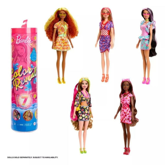 Barbie Muñeca Color Reveal Aroma De Frutas Hlf83 Mattel