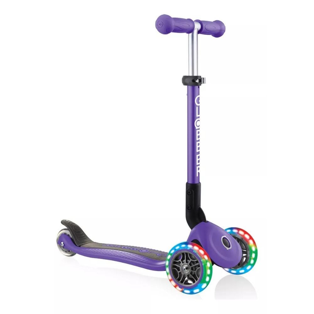Globber Monopatin Junior Plegable Y C/luces Violeta 437-103