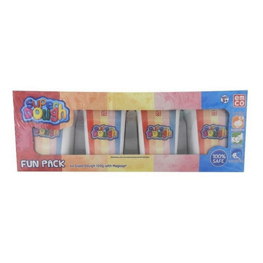 Juego De Masas Didáctico Super Dough Fun Pack 4 Potes 6121