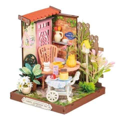 Robotime Puzzle 3d Patio De Té Ds038 Rolife