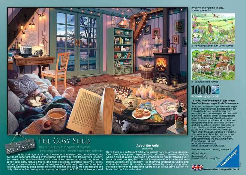 Ravensburger Puzzle 1000 Pzs The Cosy Shed 12000050