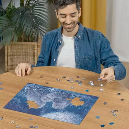 Ravensburger Puzzle Glow 500p Owls In The Moonlight 12000479