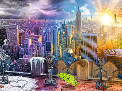 Ravensburger Puzzle 1500 Pzs Seasons Of New York 12000698