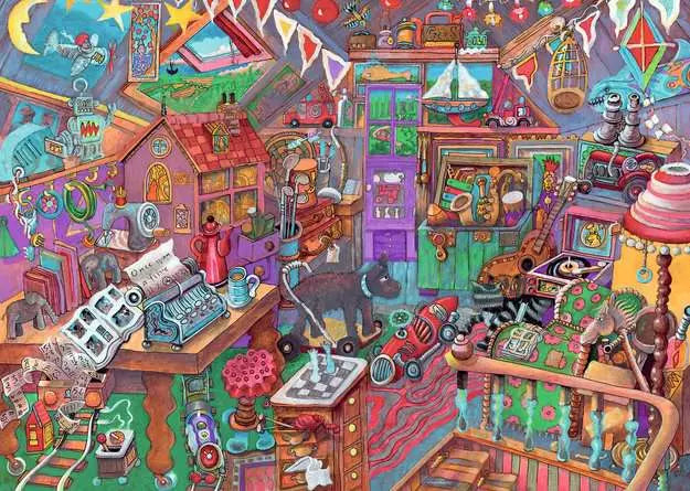 Ravensburger Puzzle 1000 Pzs The Attic 12000283