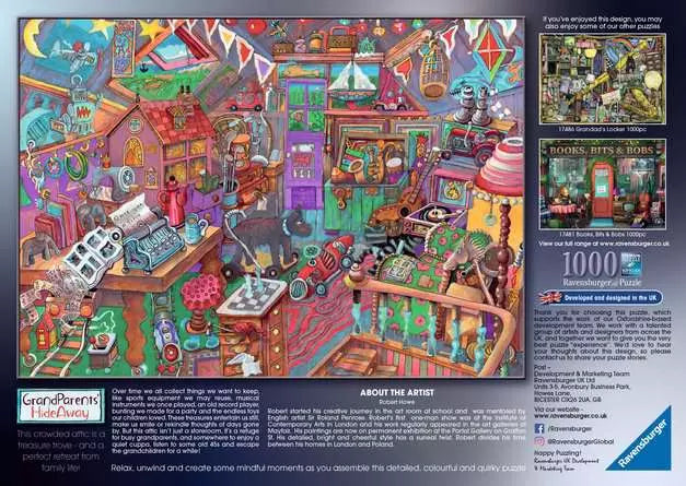 Ravensburger Puzzle 1000 Pzs The Attic 12000283