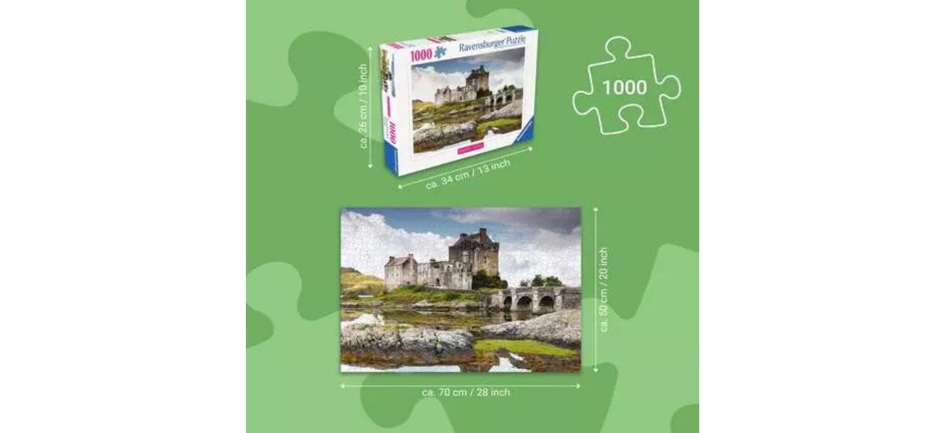 Ravensburger Puzzle 1000 Pzs Castles Scotland 12001337