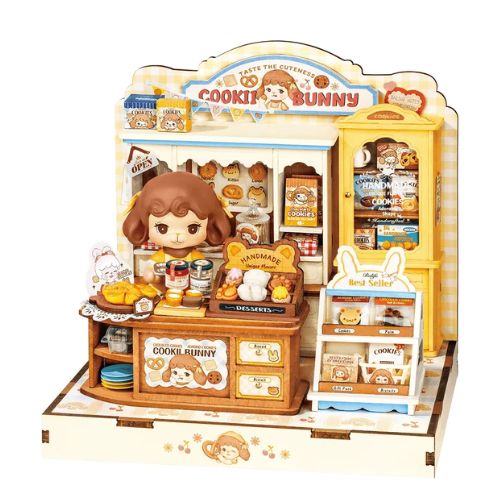 Robotime Puzzle 3d Cookii Bunny's Cookie Shop Rolife Dg177