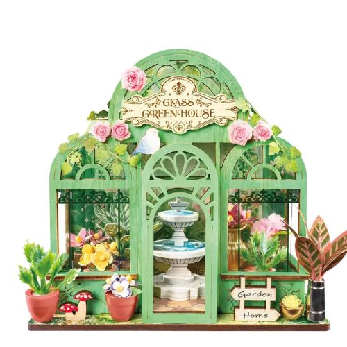Robotime Puzzle 3d Green Fountain Garden Rolife Ds049