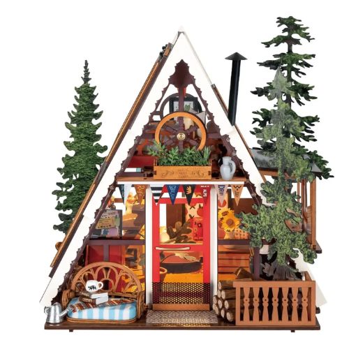 Robotime Puzzle 3d Cabaña A-frame Cabin Rolife Dg181