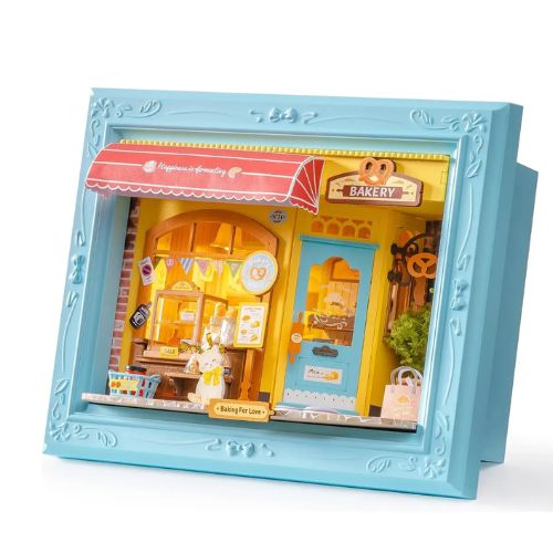 Robotime Puzzle 3d Panadería Fluffy Cat Rolife Dp001