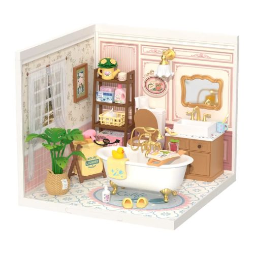 Robotime Puzzle 3d Pop Bubble Bathroom Rolife Dw014b