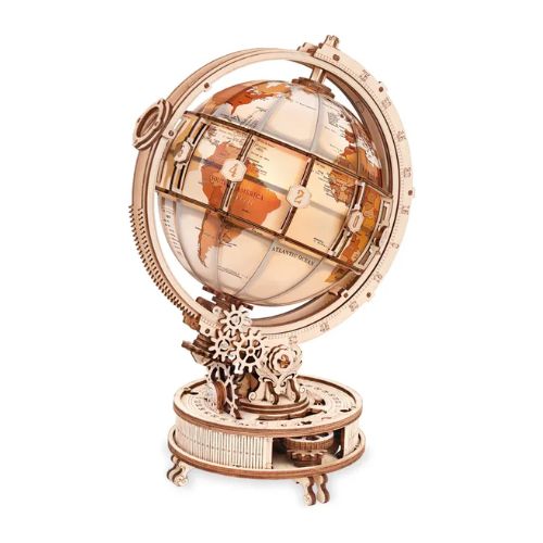 Robotime Puzzle 3d Globo Terráqueo Luminoso Rokr St003d