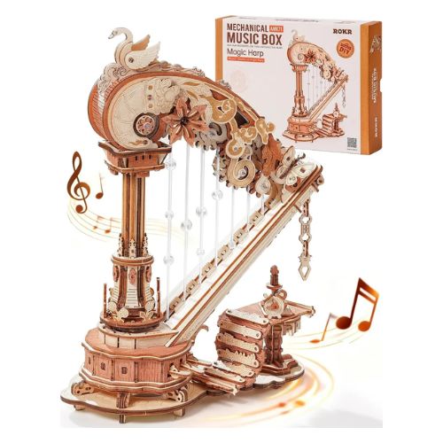 Robotime Puzzle 3d Arpa Magica Magic Harp Rokr Amk71
